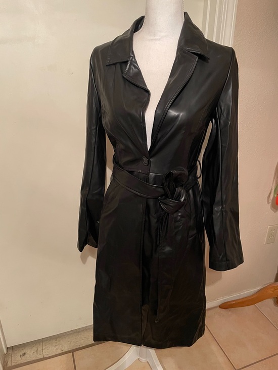 SHEIN Jackets & Blazers - “Shein” Black Trench Coat - Belted With Pockets!